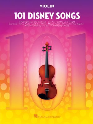 cover image of 101 Disney Songs for Violin